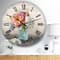 Designart 'French Cottage Bouquet I Mothers Farmhouse Wall Clock